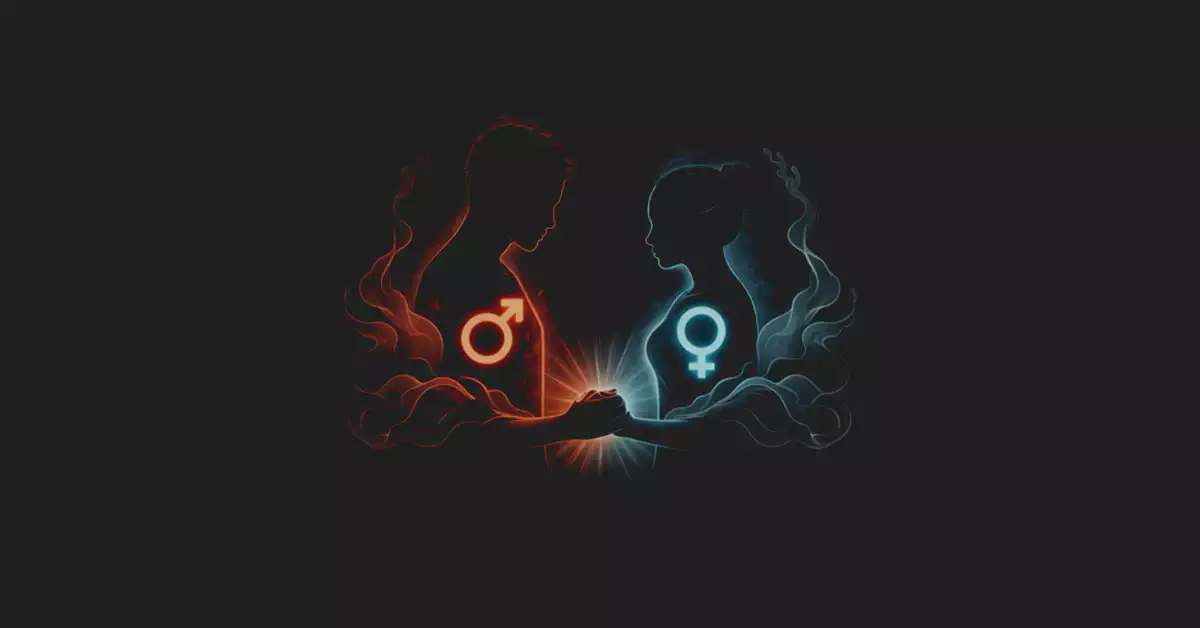 Two people eleven years in, each quietly missing the same thing in a different form — the convergence beneath male and female relational needs, and the specific act of recognition that reaches both